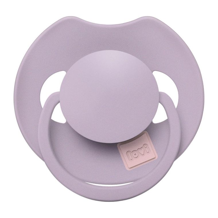 Lovi, Prime, suzeta dinamica din silicon, 0-6 luni, Violet, 1 buc.