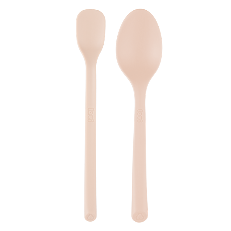 Lovi, set de linguri, lingura de hranire si lingura de masa, Nude