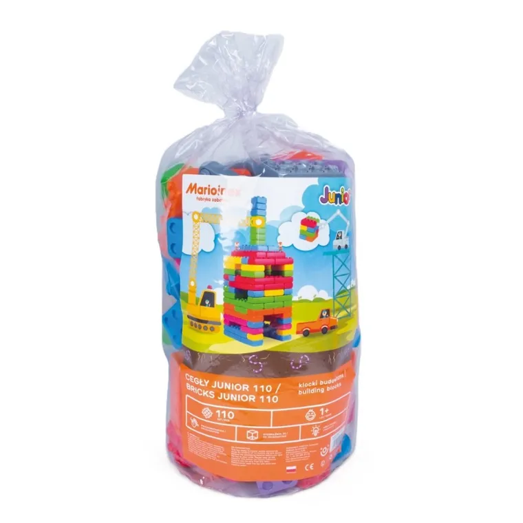 Marioinex, Junior, set de constructie, blocuri XL, 110 piese