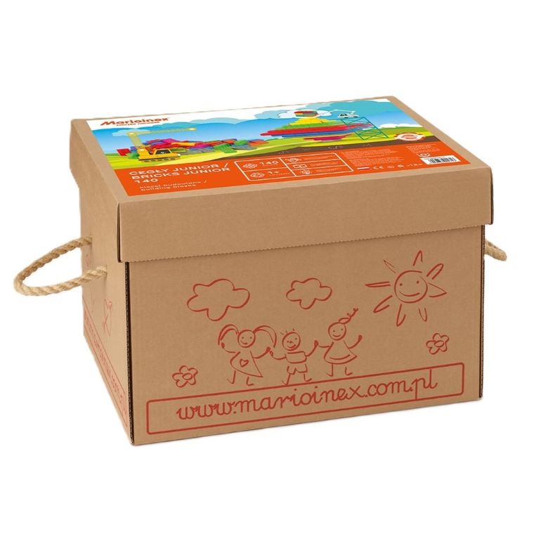 Marioinex, Junior, set de constructie, blocuri XL, 140 piese