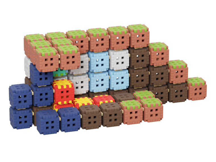 Marioinex, Mini Waffle, Blocks, set de constructie, 406 piese