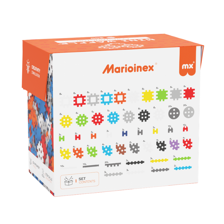 Marioinex, Mini Waffle, Constructor, set de constructie, 300 piese
