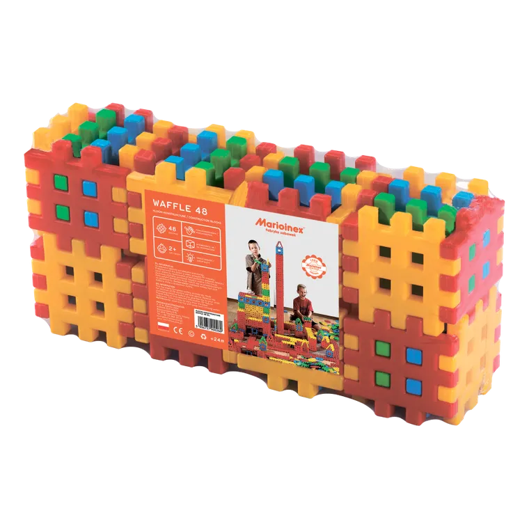 Marioinex, Waffle, set de constructie, 48 piese