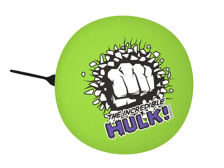 Marvel Super Heroes, Hulk, sonerie de bicicleta, Retro, 6 cm
