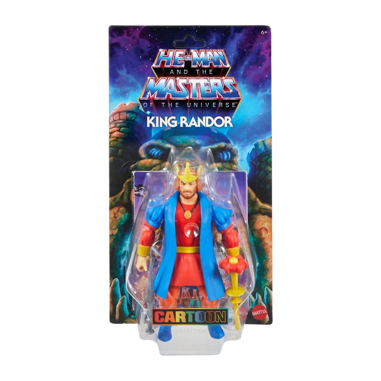 Masters of the Universe Origins, 200X Cartoon Collection, King Randor, figurina, 14 cm