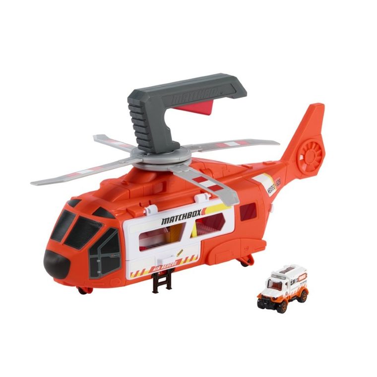 Matchbox, Rescue helicopter, set de joaca, scara 1:64