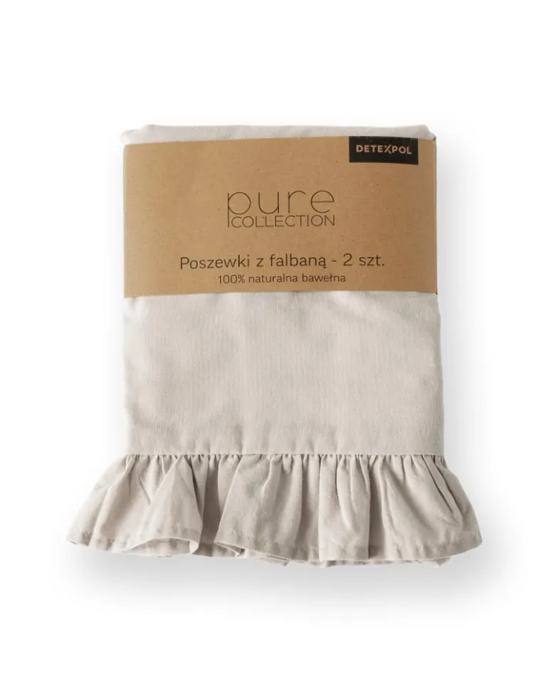 Mayamoo, set lenjerie de pat, 3 piese, bej, 160-200cm