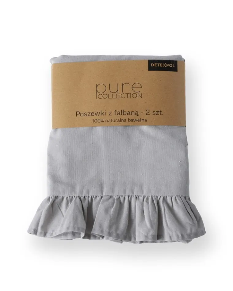 Mayamoo, set lenjerie de pat, 3 piese, gri deschis, 160-200cm