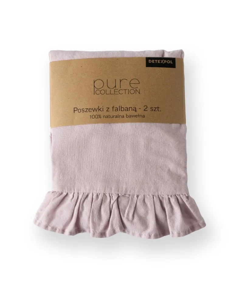 Mayamoo, set lenjerie de pat, 3 piese, roz, 160-200cm