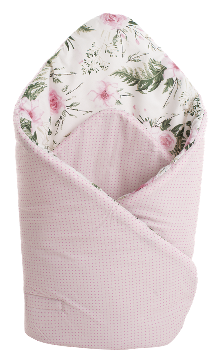 Medi Partners, Flori, paturica - sistem de infasat pentru bebelusi, roz