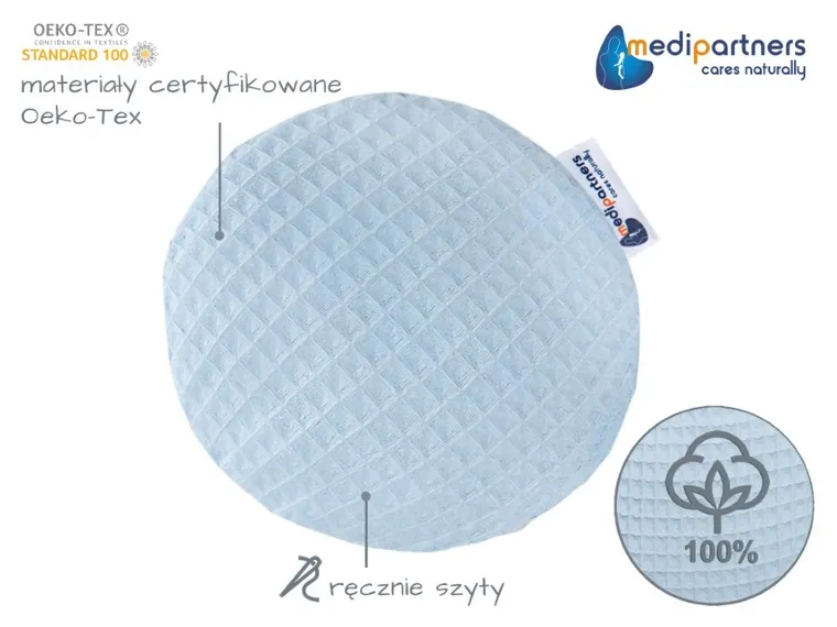 Medi Partners, perna termica mica cu samburi de visine, albastru