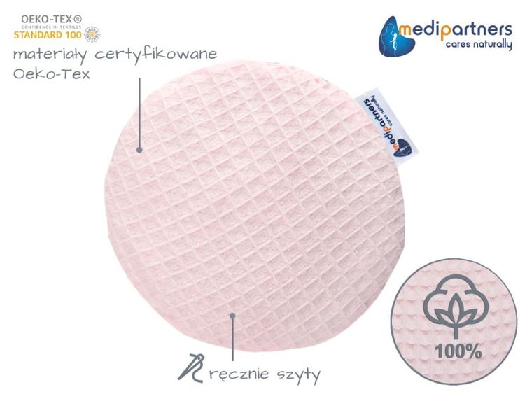 Medi Partners, perna termica mica cu samburi de visine, roz deschis