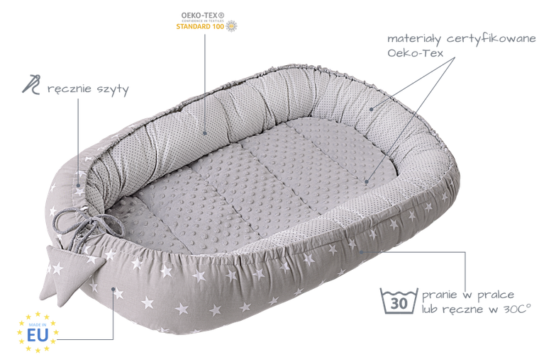 Medi Partners, Stars, babynest, gri