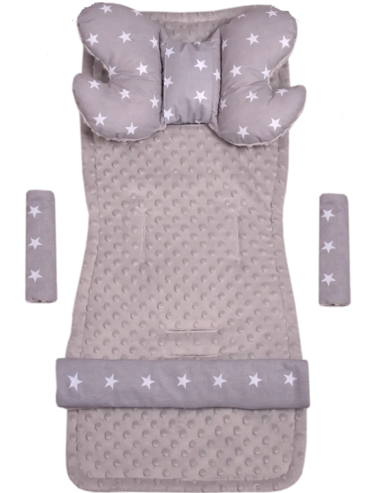 Medi Partners, Stars, insertie pentru carucior, set, gri