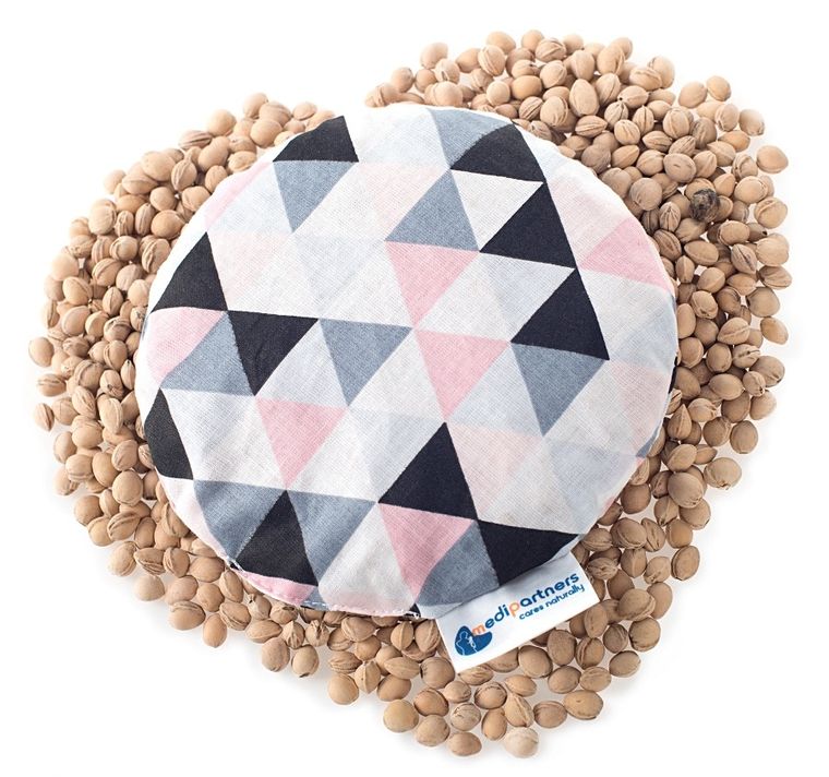 Medi Partners, Triunghiuri, perna termica mica cu samburi de visine, roz