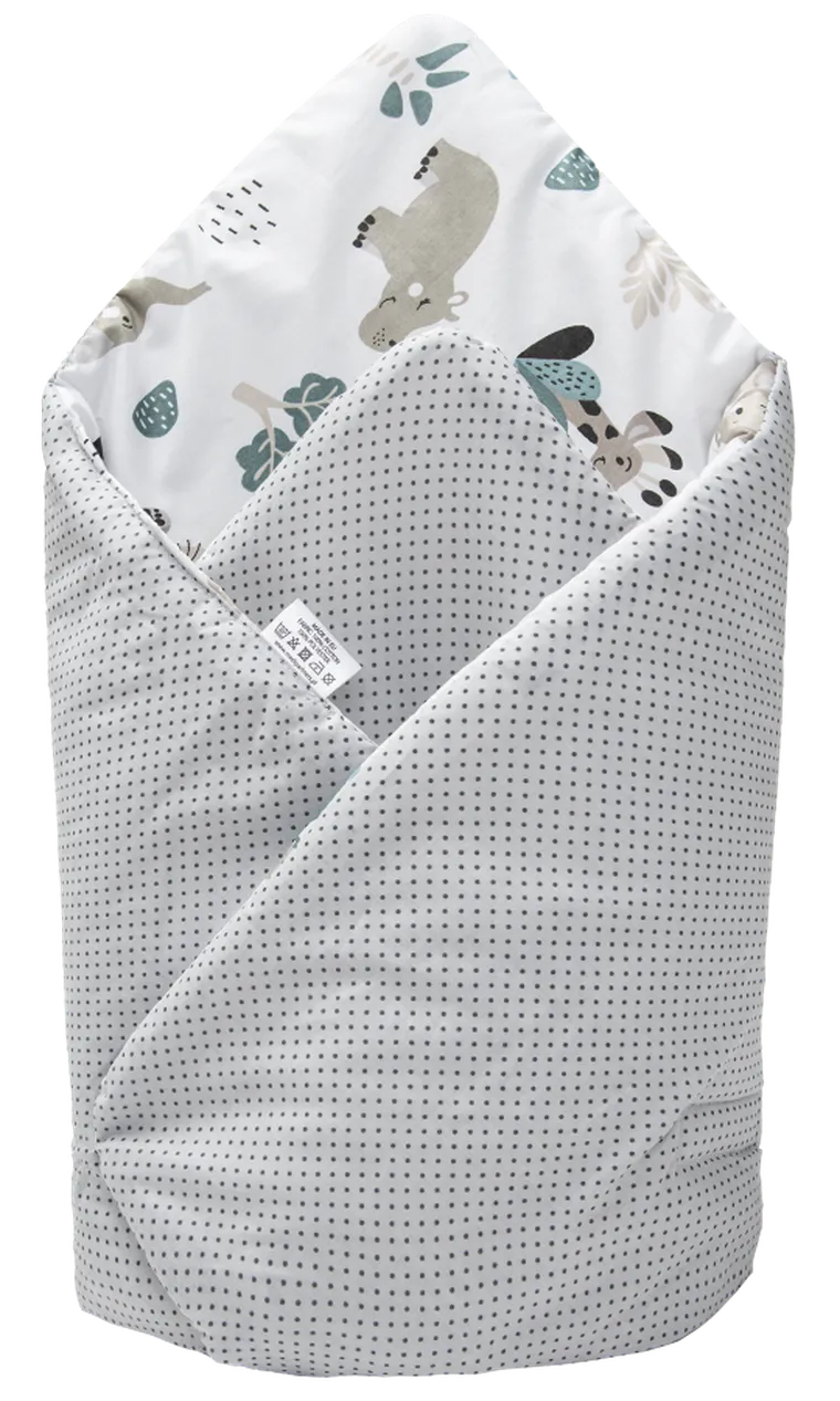 Medi Partners, Zoo, paturica - sistem de infasat pentru bebelusi, 75-75 cm