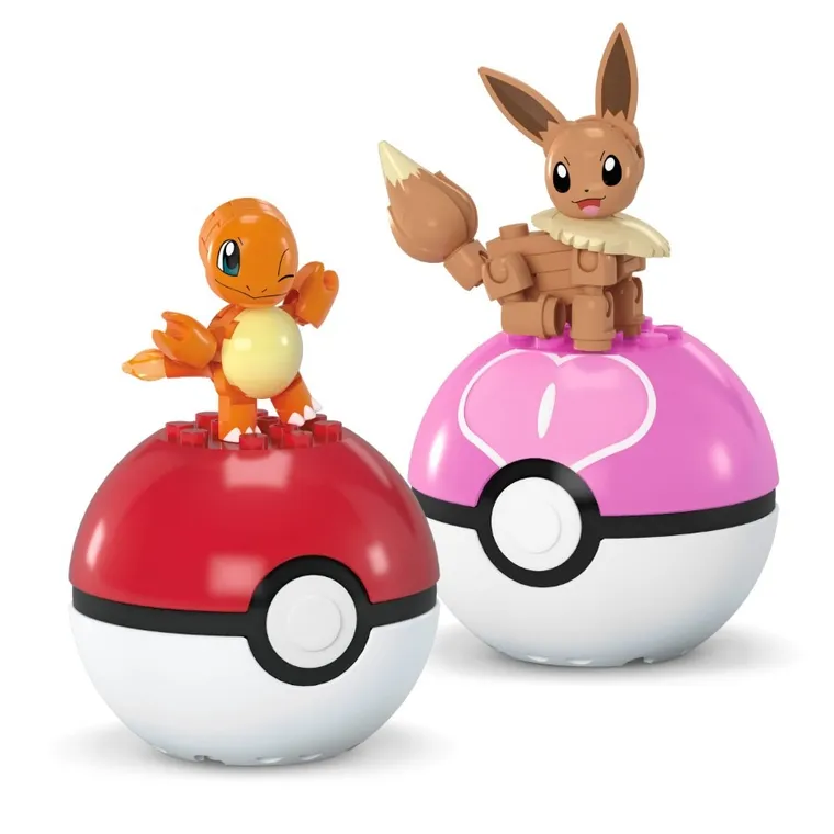 MEGA Pokemon, 2 figurine, set de constructie, piese