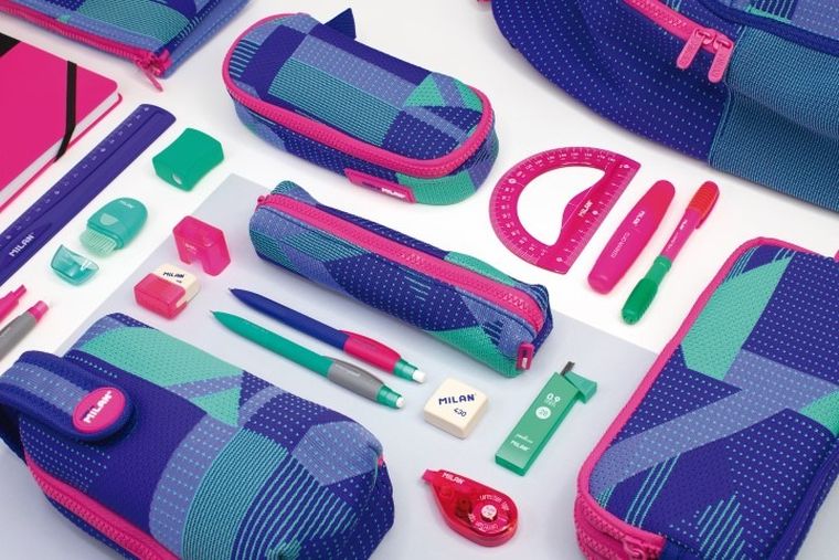 Milan, penar mini, fara rechizite scolare, Knit