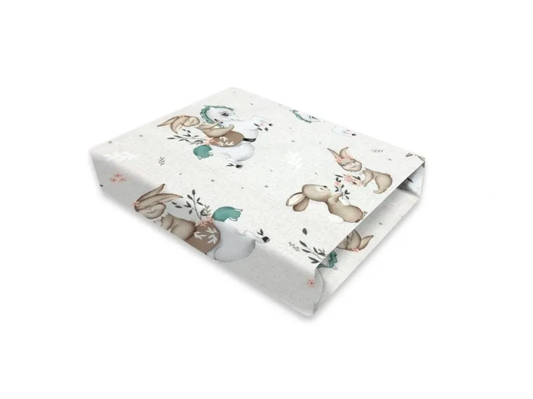 MimiNu, Caruselul, cearceaf din elastic, 120-60 cm