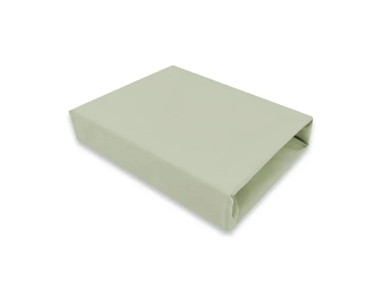 MimiNu, cearceaf cu elastic, jersey, verde olive, 140-70 cm