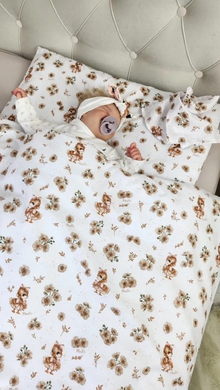 MimiNu, Duo, Ratuci, fata de perna, bej, 60-40 cm, 2 buc.