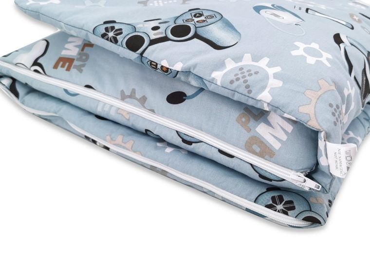 MimiNu, Gamer, set: sac de dormit + perna cu fata de perna