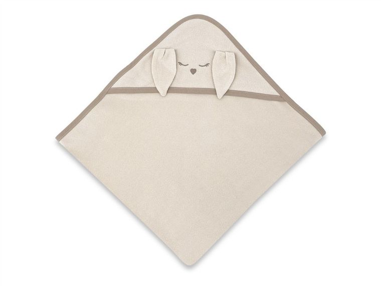 MimiNu, Iepurasul, halat de baie, din bambus, bej, 100-100 cm