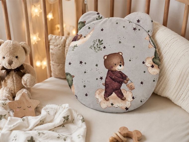 MimiNu, NewMinky, Teddy, pernuta plata, bej, 30 cm