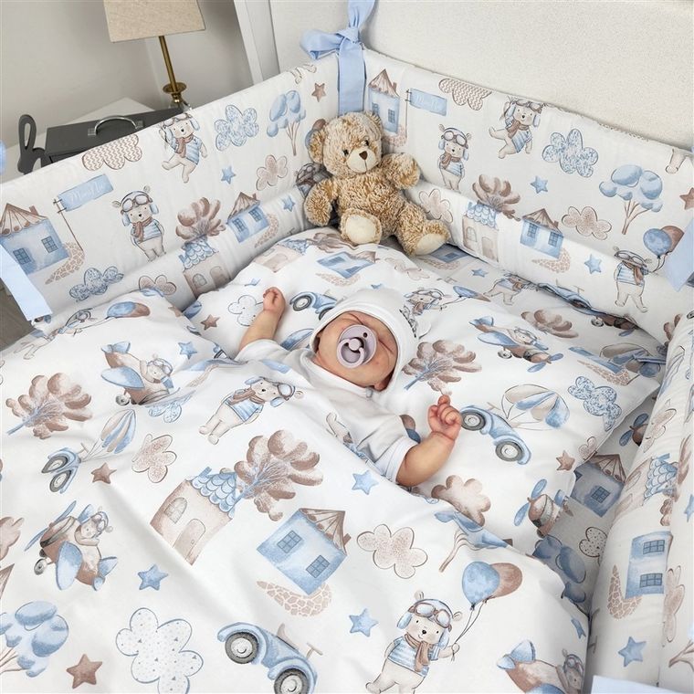 MimiNu, Piloti, patura usoara pentru bebelusi, minky, 60-70 cm