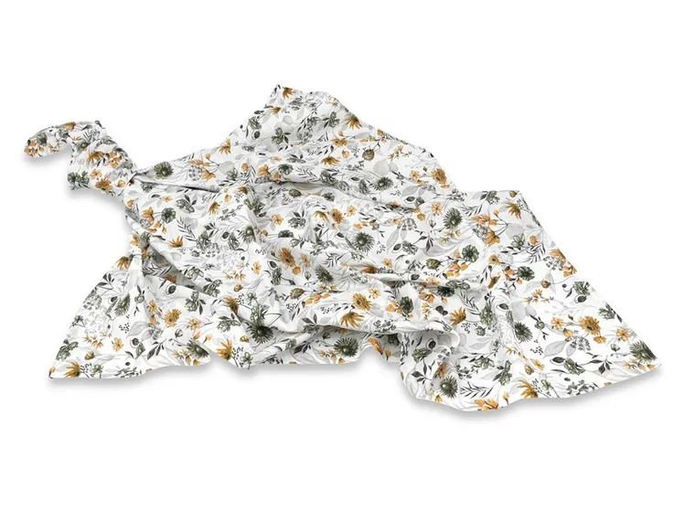 MimiNu, scutec din muselina, botanica, 120-120 cm