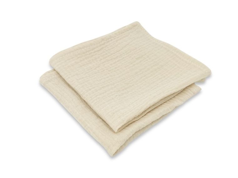 MimiNu, scutece din muselina, bej, 30-30 cm, 2 buc.