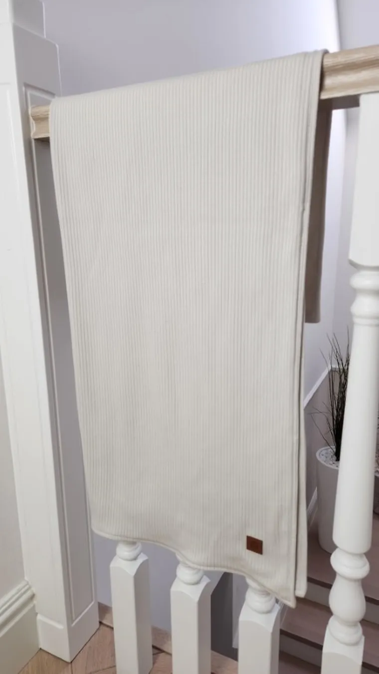 MimiNu, Soft, patura, bej, 75-100 cm, 0-6 ani