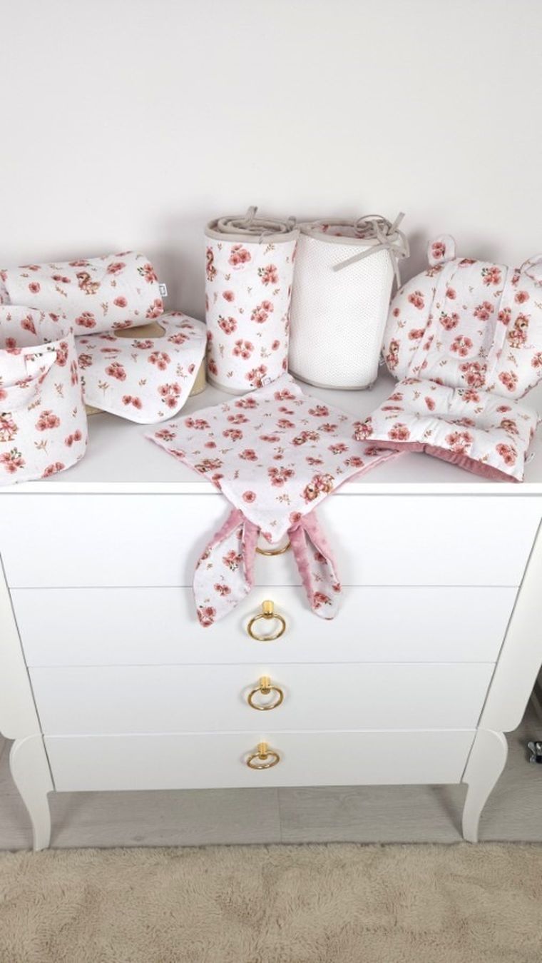 MimiNu, Trio, Ratuci, baveta impermeabila, roz, 3 buc.