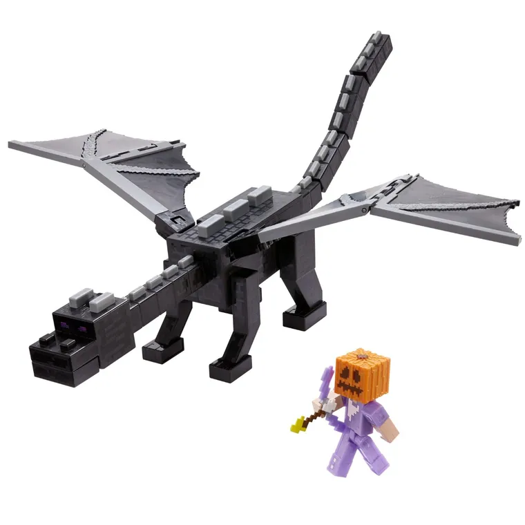 Minecraft, End Dragon, set de joaca, lumini, sunete si ceata