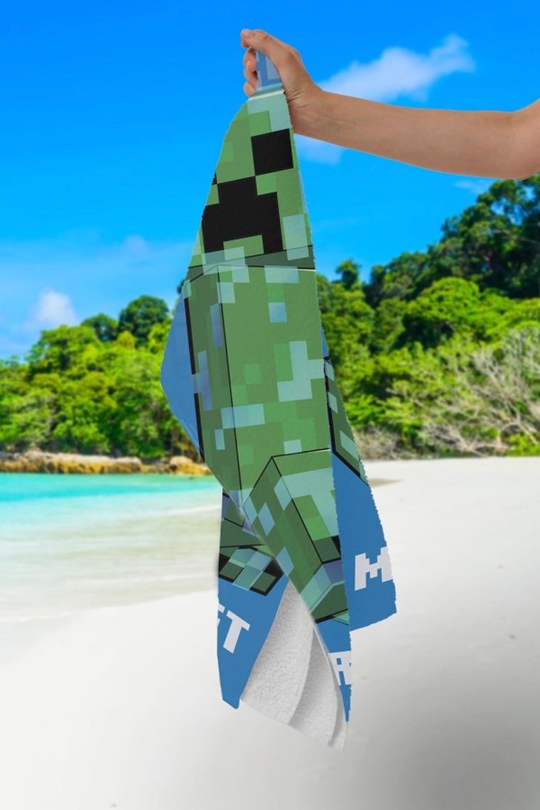 Minecraft, prosop de plaja, 70-140 cm