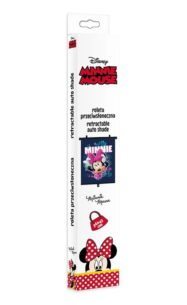 Minnie Mouse, parasolar auto, 36-45 cm, 1 buc.