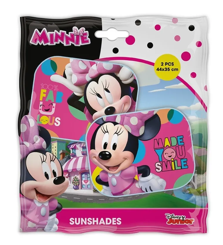 Minnie Mouse, paravan de soare pentru parbriz, 44-35 cm, 2 buc.