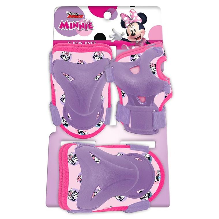 Minnie Mouse, set de protectie pentru genunchi, coate, incheieturi