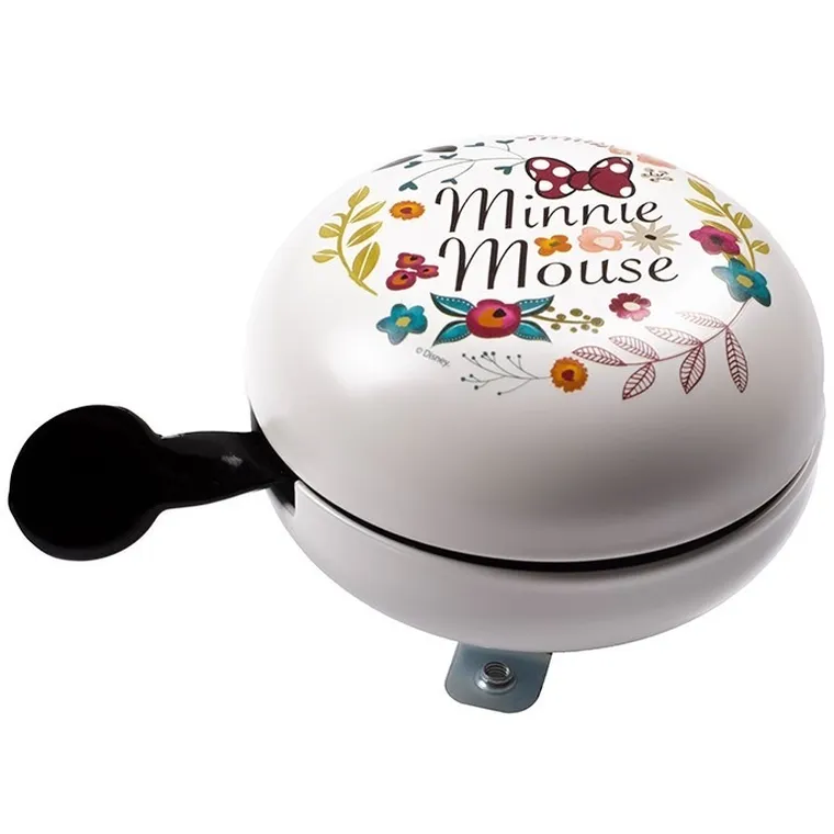 Minnie Mouse, sonerie de bicicleta, Retro Flowers, 8 cm