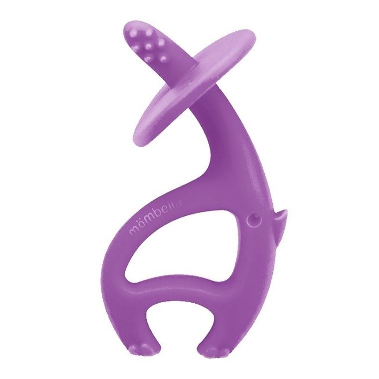 Mombella, Dancing Elephant, jucarie dentitie, Purple