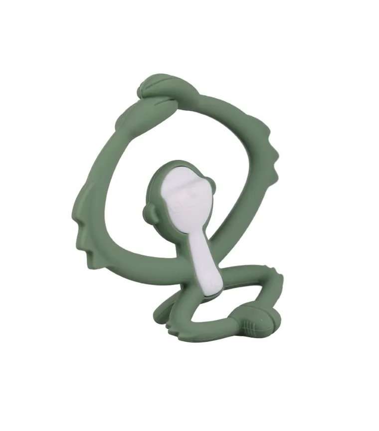 Mombella, Monkey, jucarie dentitie, Light Green