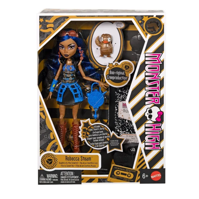 Monster High, Boo-riginal Creeproduction, Robecca Steam, papusa de colectie