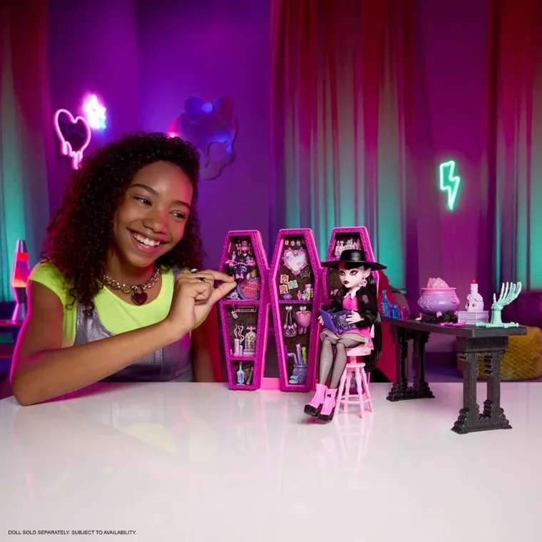 Monster High, Draculaura, Secret Potion Room, set de joaca fara papusa