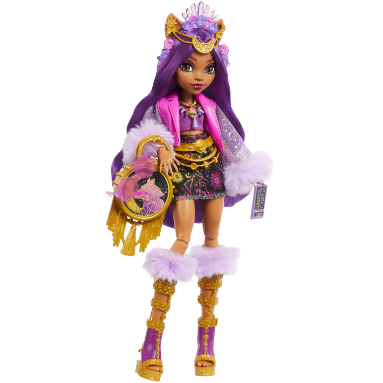 Monster High, Monster Fest, papusa Clawdeen Wolf cu accesorii