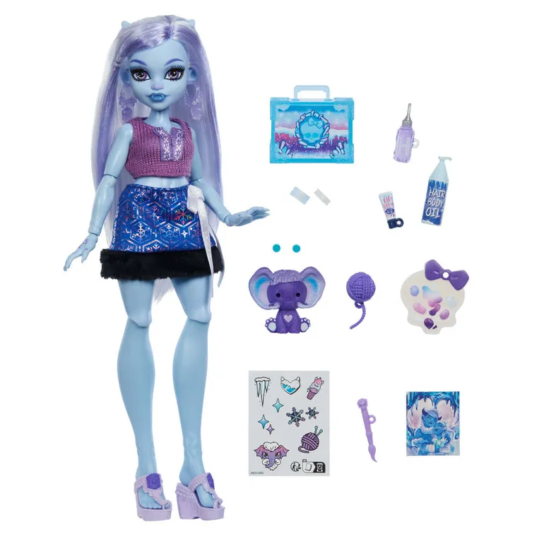 Monster High, Self-Scare Secrets, Abbey Bominable, papusa si accesorii