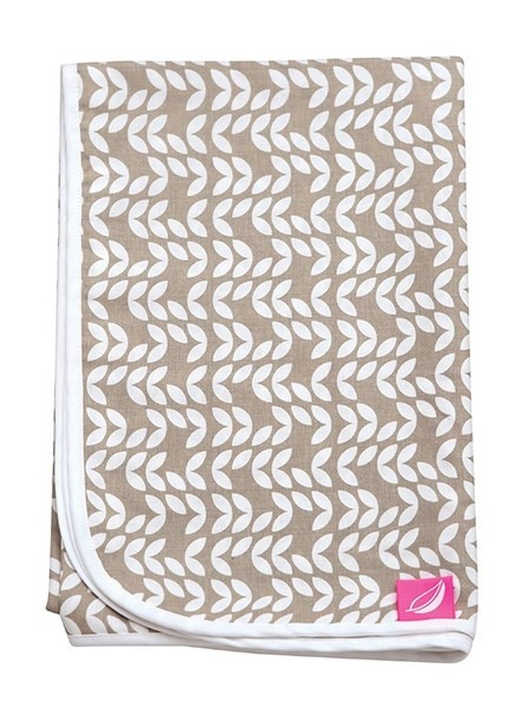 Motherhood, Bej Classics 2023, patura din bumbac, cu doua fete, 80-100 cm