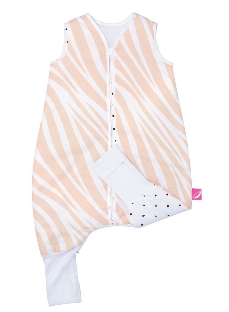 Motherhood, Sac de dormit cu craci si captuseala 1-1,5 ani, Salmon Zebra