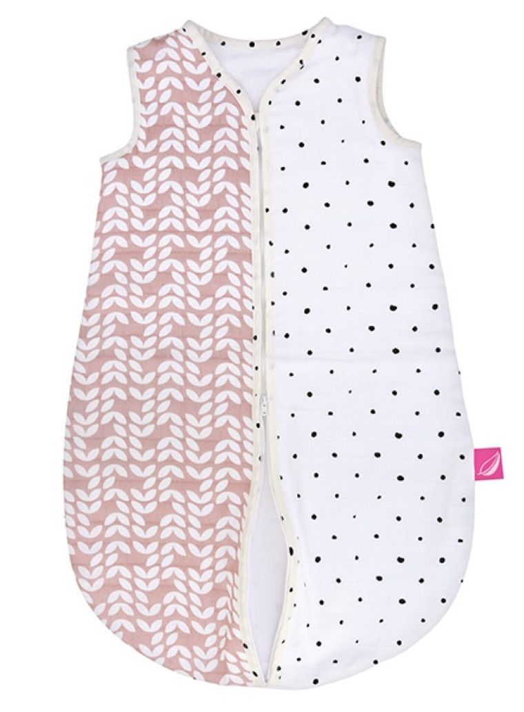 Motherhood, Sac de dormit din muselina 0-6 luni, Pink Classics