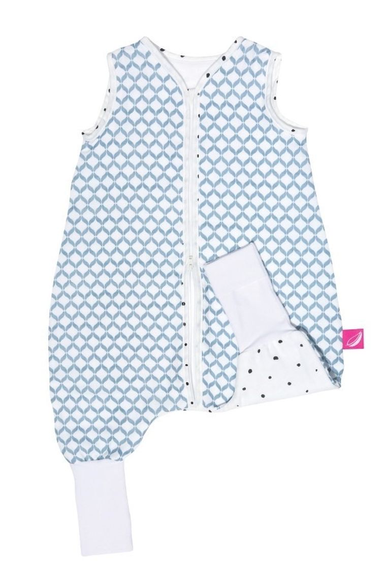 Motherhood, Sac de dormit din muselina, cu craci, 1-1,5 ani, Blue Classics