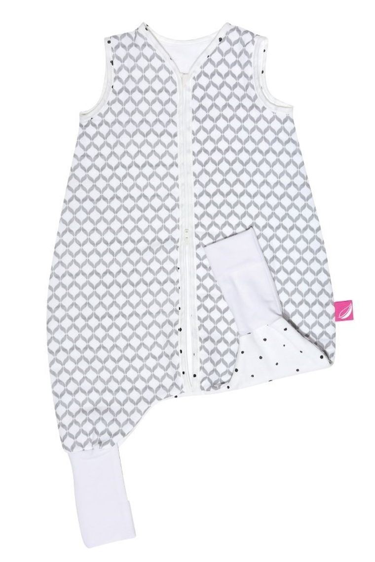 Motherhood, Sac de dormit din muselina, cu craci, 1-1,5 ani, Grey Classics